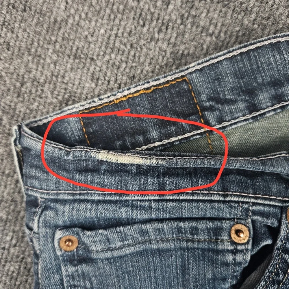 Levis 559 Jeans Mens 34x32 Relaxed Straight Dark Wash Blue Denim Stretch Casual